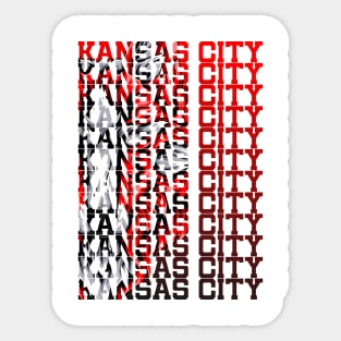 kansas city football Sticker